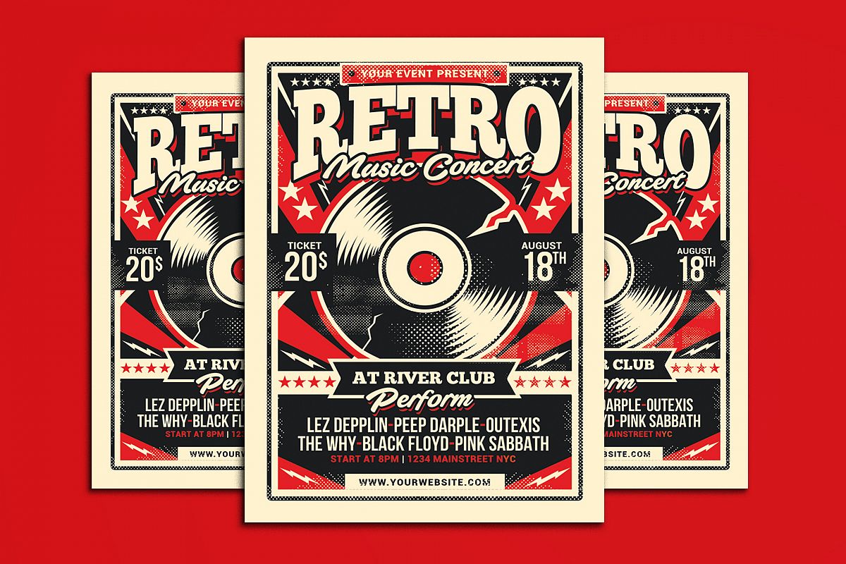 Retro Music Concert example image 1