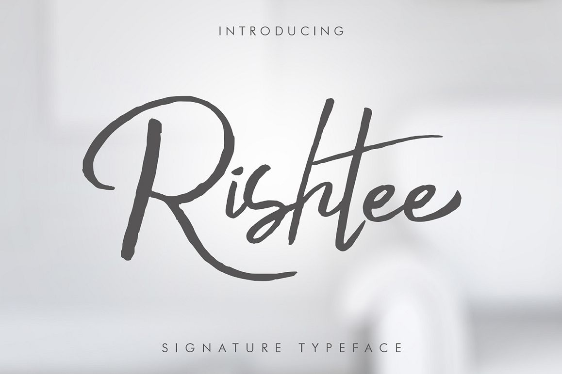 Rishtee Signature Font example image 1