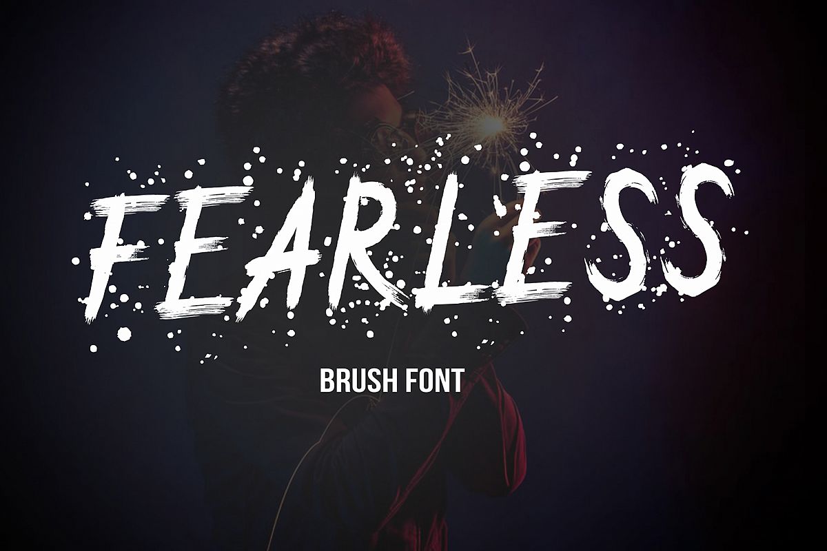 FEARLESS - Brush Font example image 1
