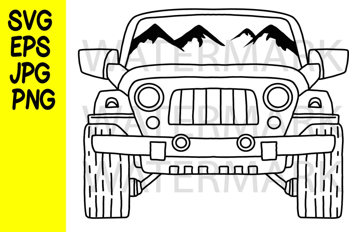 Adventure Vehicle- SVG-EPS-JPG-PNG example image 1