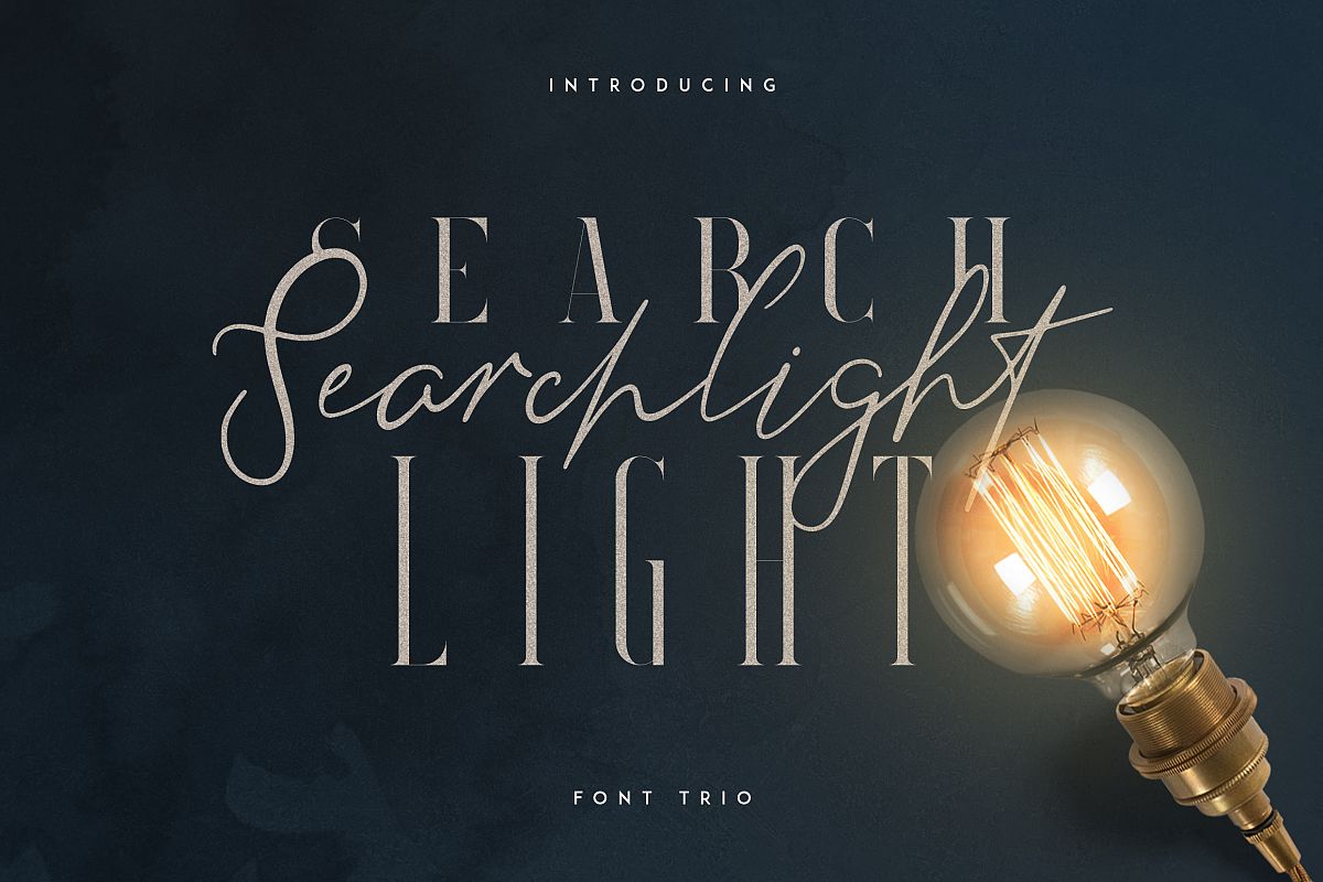 Searchlight - font trio example image 1