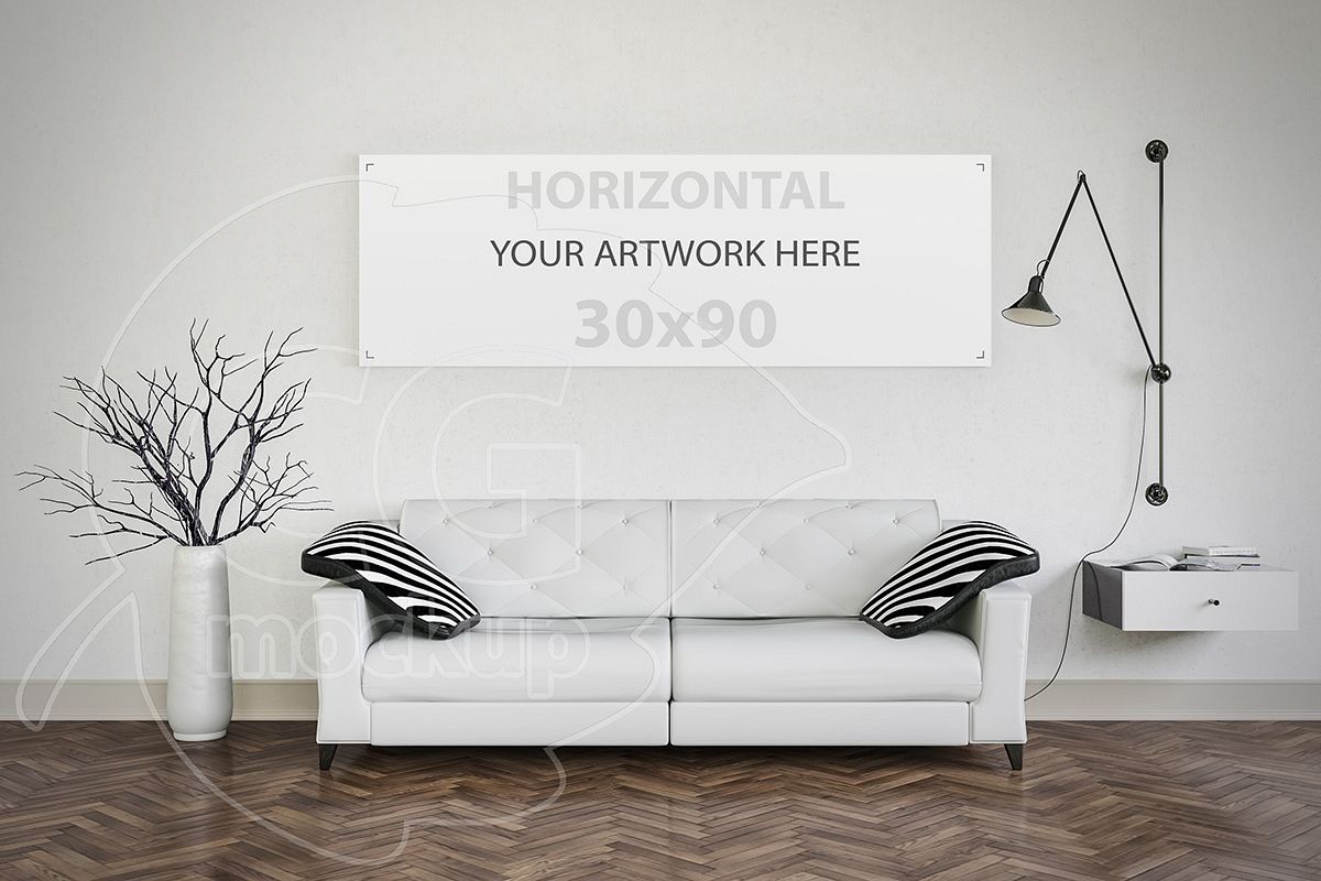 Download Modern interior painting mockup (111524) | Mock Ups ...