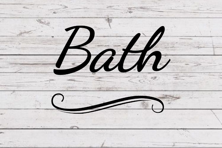 Download Bath svg, Joanna Gaines inspired svg, svg for signs, svg ...