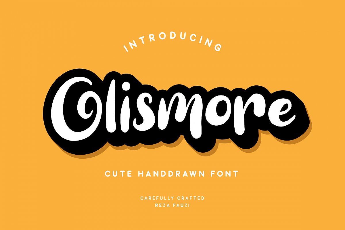 Olismore - Playfull Font example image 1