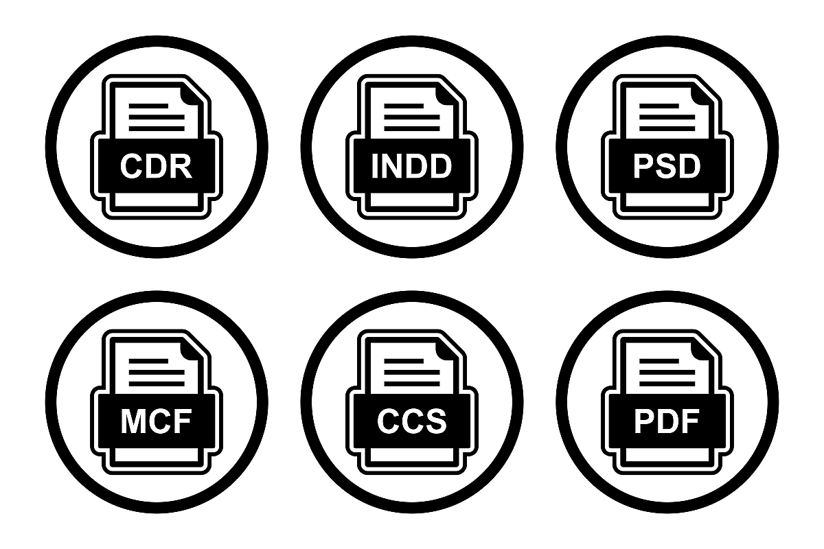 Set Of File Formats Icons example image 1