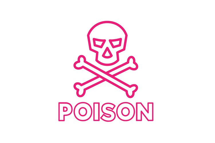 Poison Symbol Icon example image 1