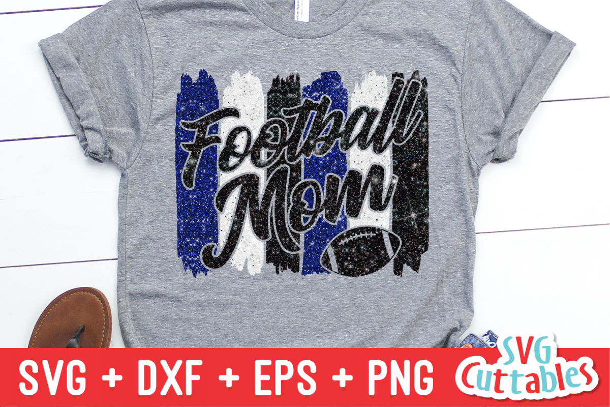 Football Mom | SVG Cut File example image 1