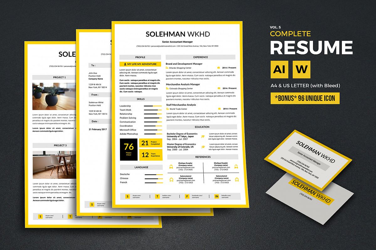 Resume example image 1