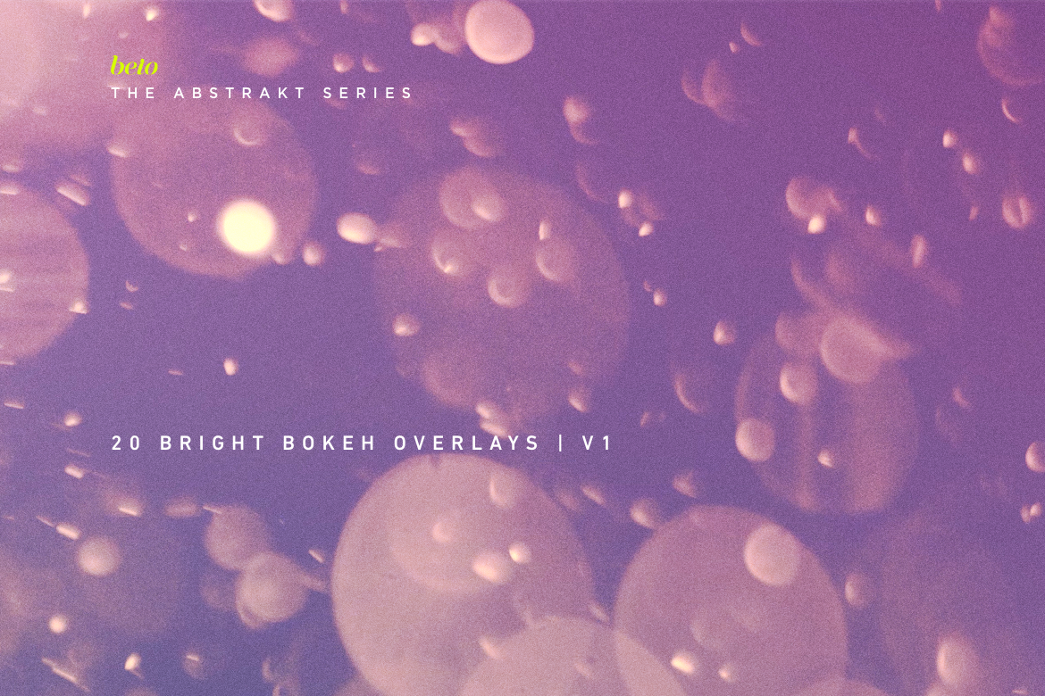 Bright Bokeh Overlays V1 example image 1
