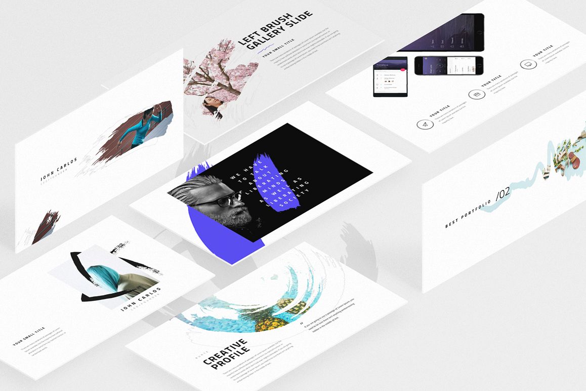 BURTE-Powerpoint Template example image 1