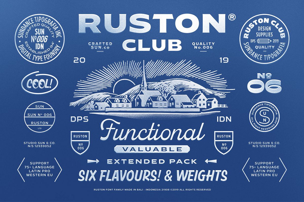 Ruston Font Family example image 1