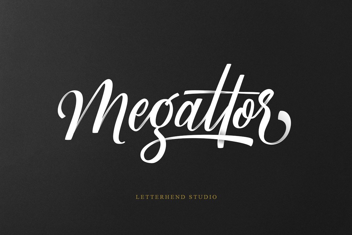 Megattor typeface example image 1
