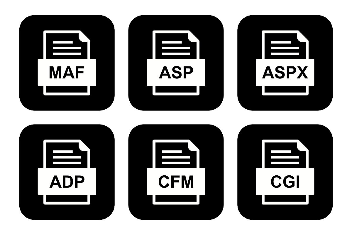 Set Of File Formats Icons example image 1