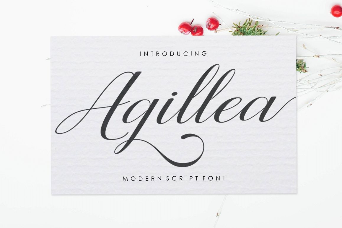 Agillea Script example image 1