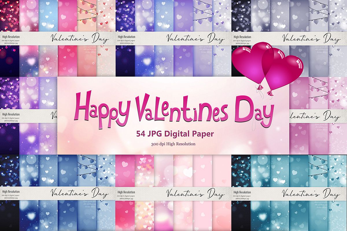 Valentine's Day Backgrounds example image 1