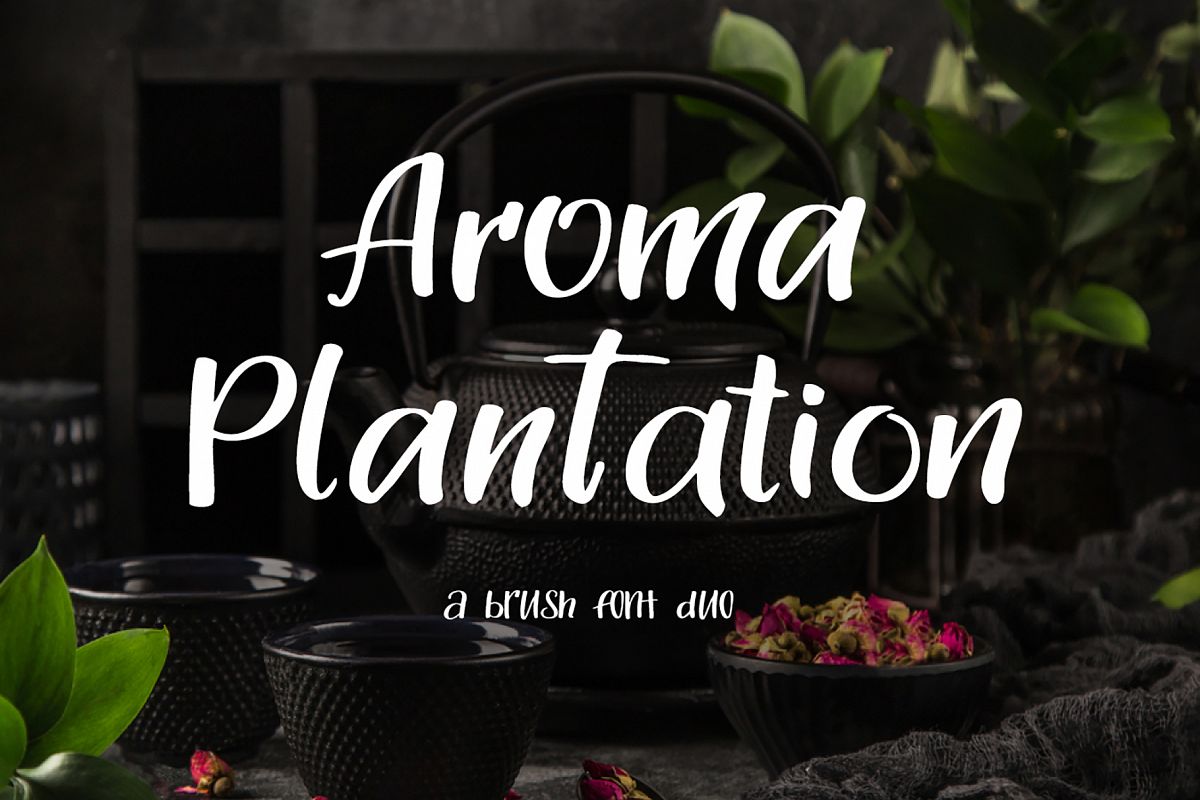 Aroma Plantation-font duo example image 1
