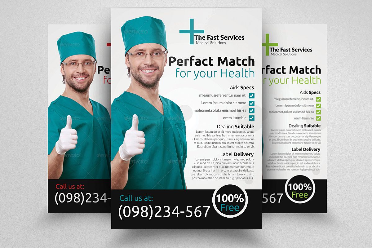 Health & Medical Doctors Flyer example image 1