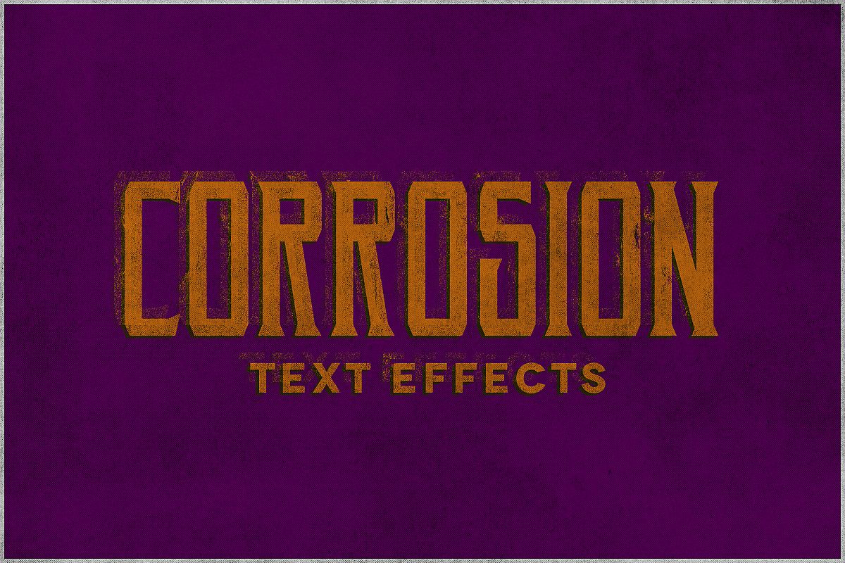 Corrosion - Vintage Text Effect example image 1