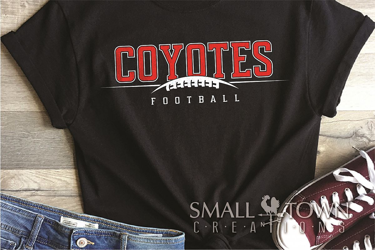 Coyote, Football Team, Logo, Sport, PRINT, CUT & DESIGN example image 1