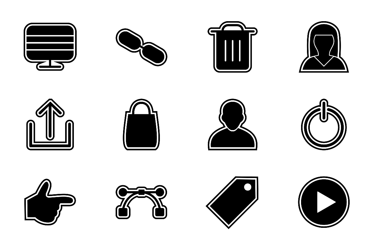 Set Of Multimedia Icons example image 1
