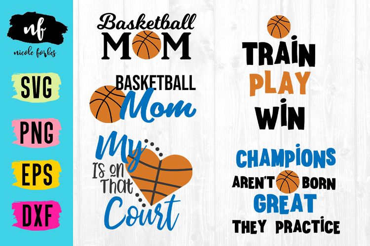 Basketball SVG Bundle example image 1