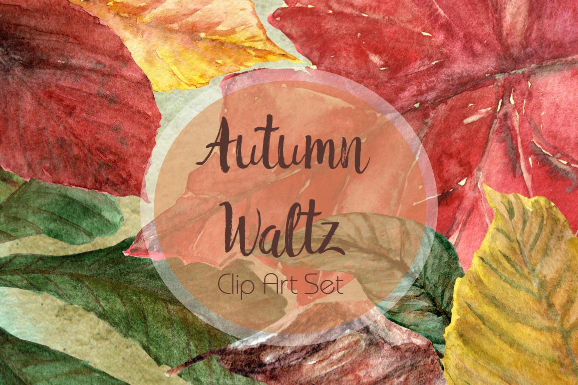 Autumn Waltz - Clip Art Set example image 1