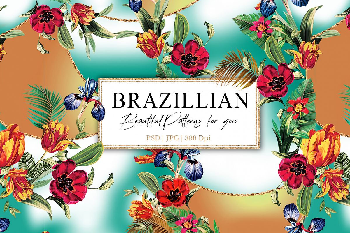 Brazillian | 4 Seamless Pattern example image 1