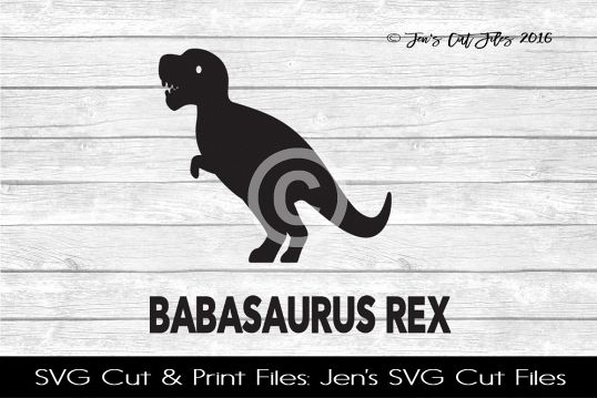 Babasaurus Rex SVG Cut File example image 1