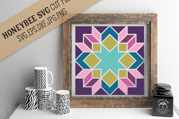 Abigail Barn Quilt cut file example image 1