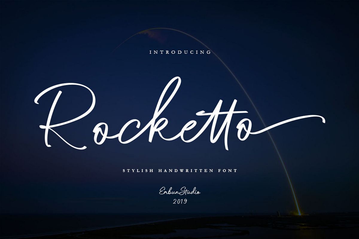 Rocketo Stylish Handwritten example image 1