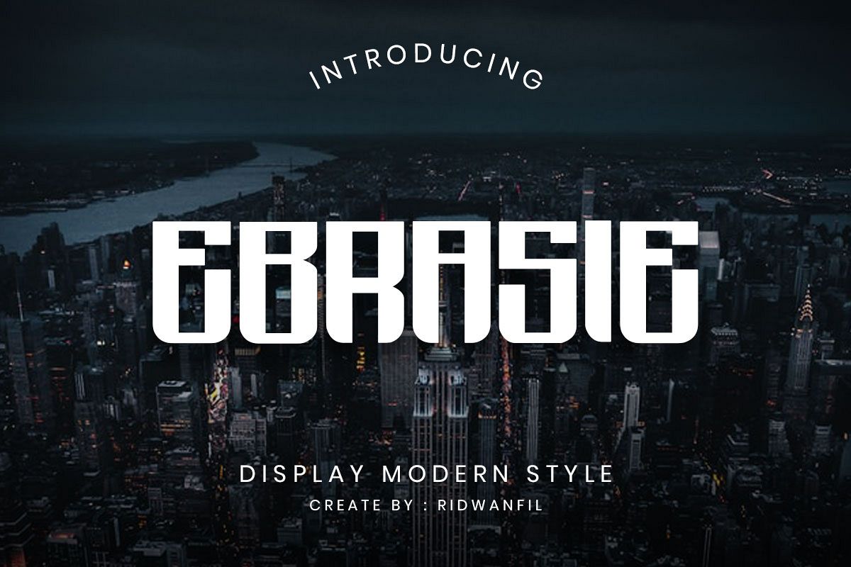 Ebrasie font example image 1