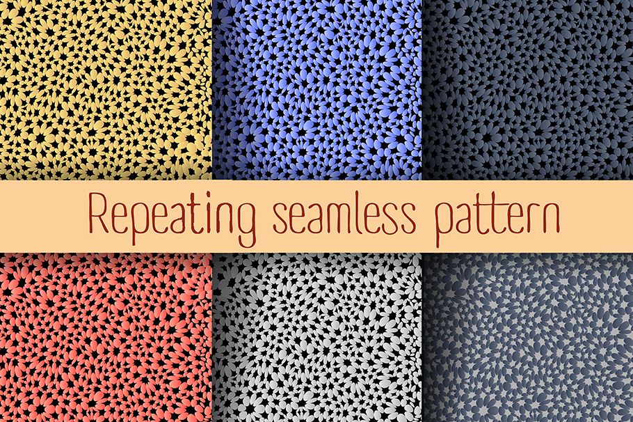 Set of abstract seamless example image 1