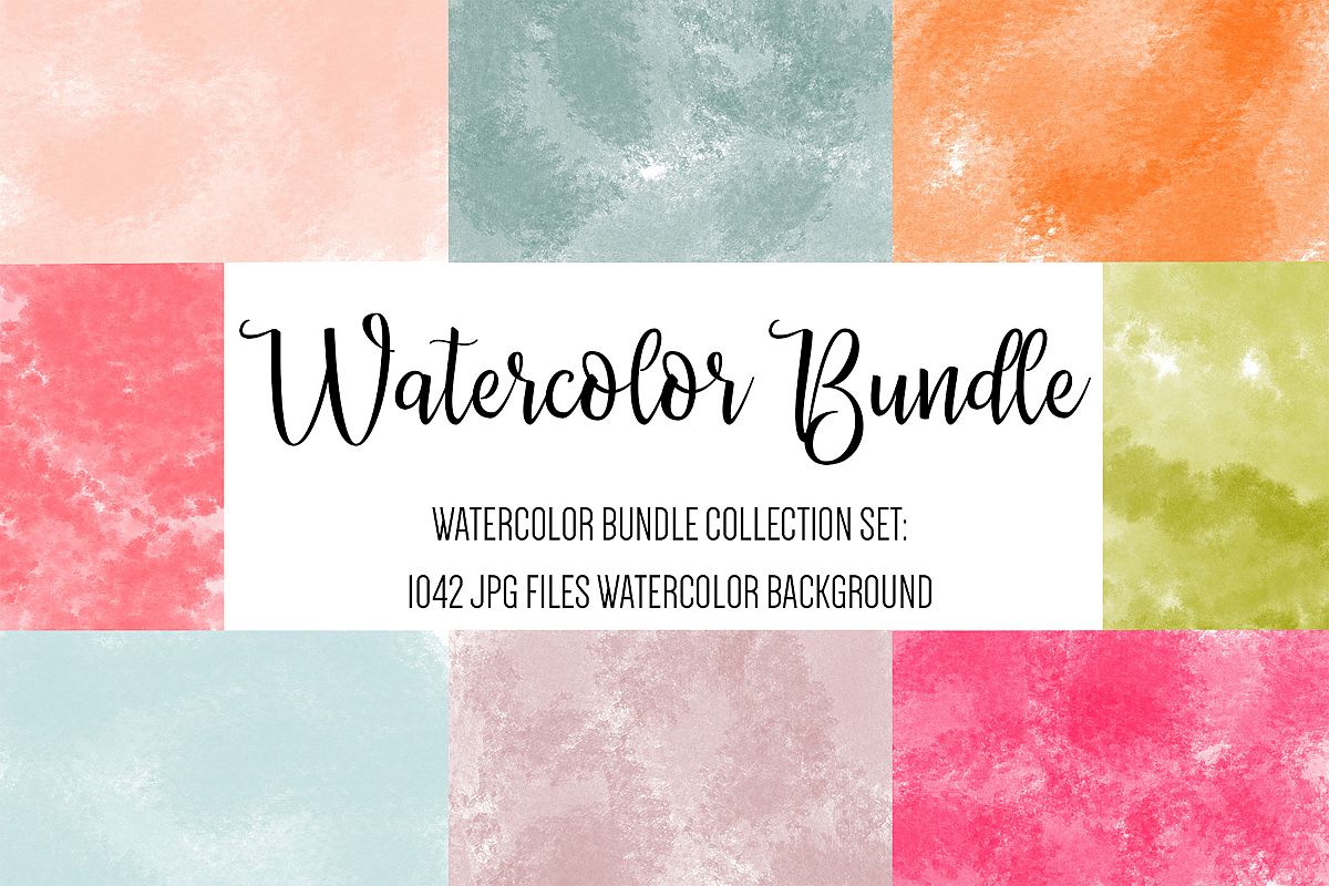 Watercolor Background, Watercolor Texture, Watercolor Papers example image 1