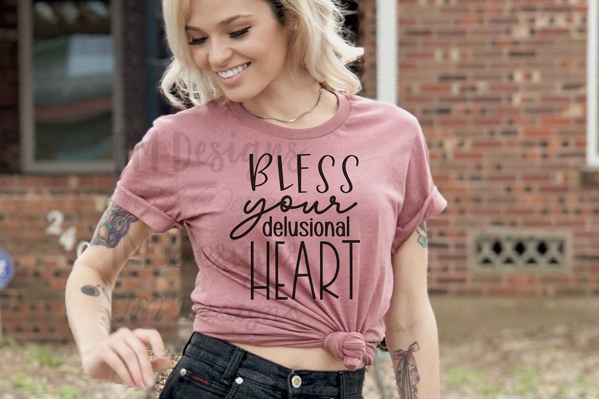 Bless Your Delusional Heart SVG example image 1