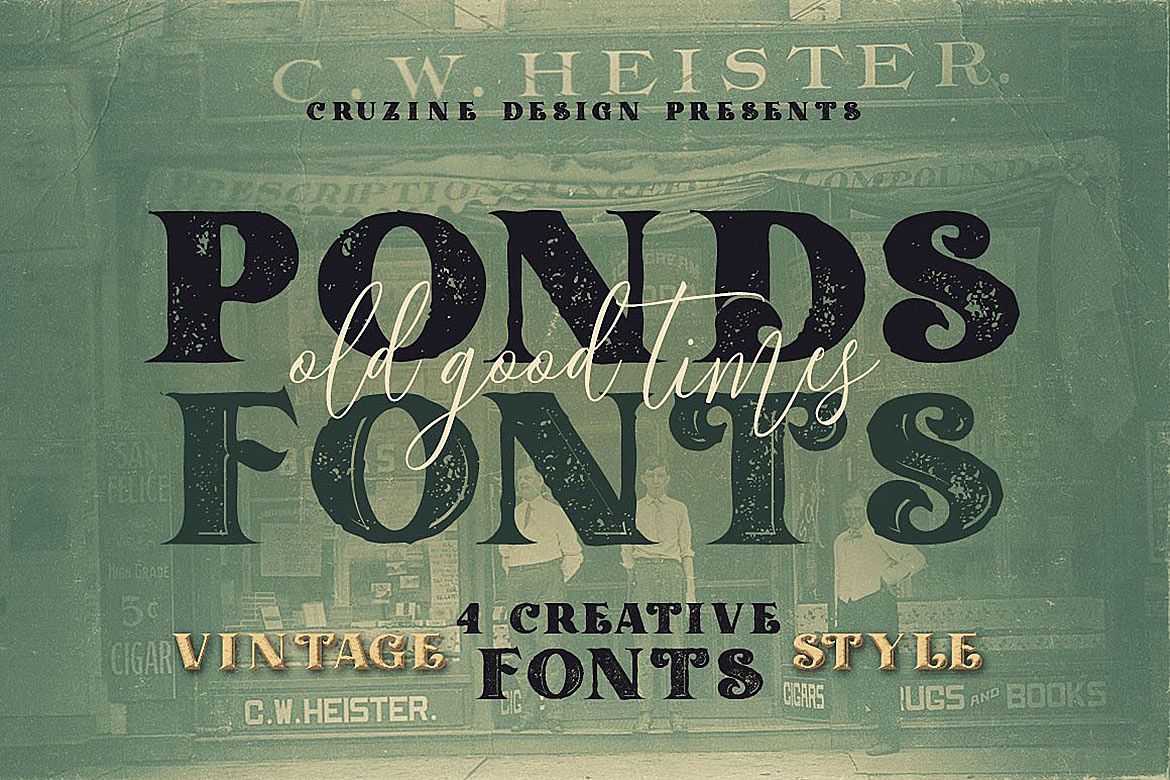 Ponds Typeface example image 1