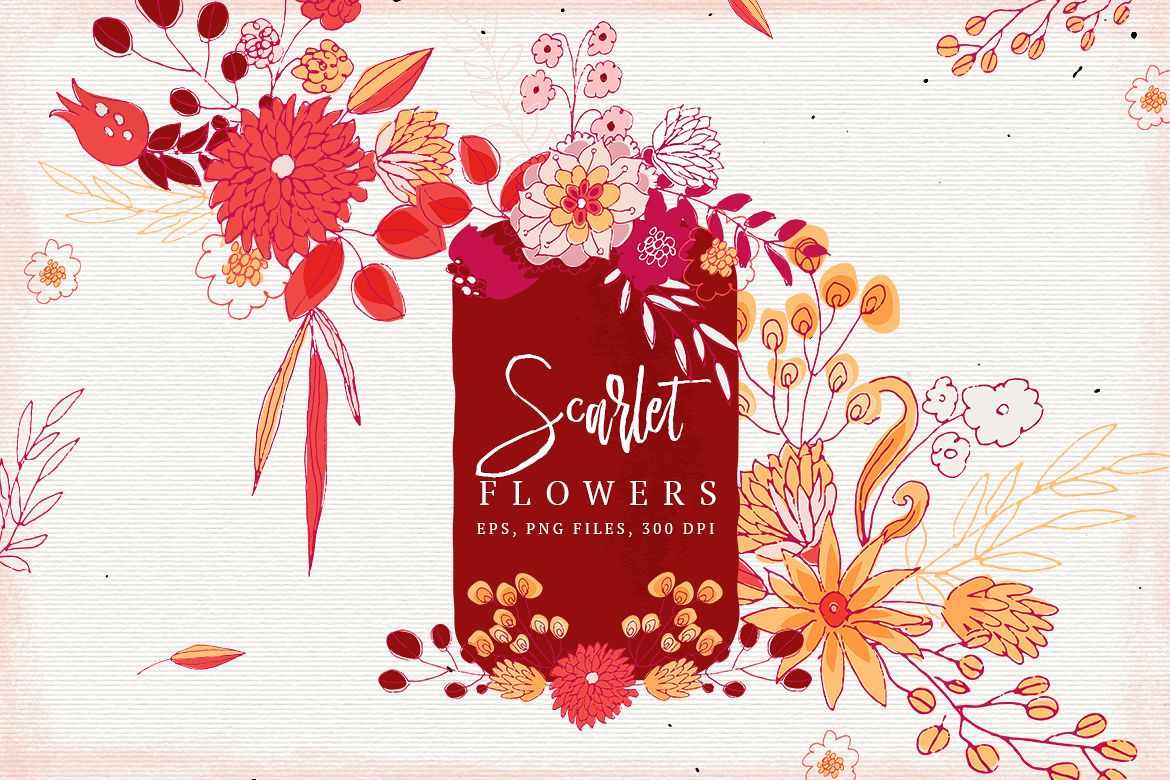 Scarlet Flowers example image 1