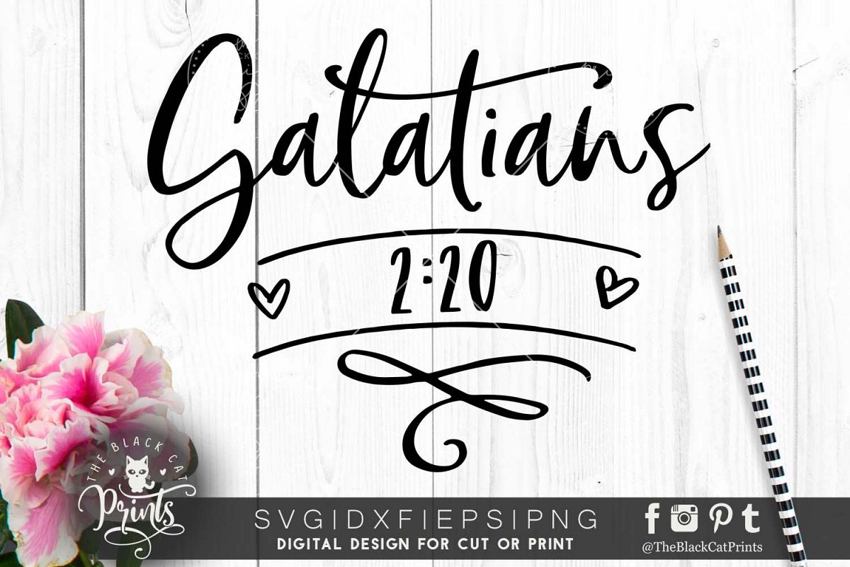 Galatians 220 SVG DXF PNG EPS example image 1