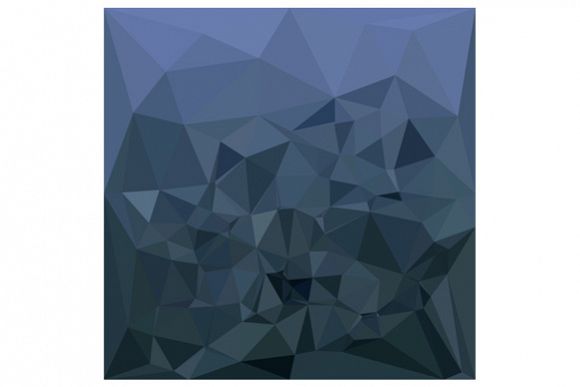 Medium Slate Blue Abstract Low Polygon Background example image 1