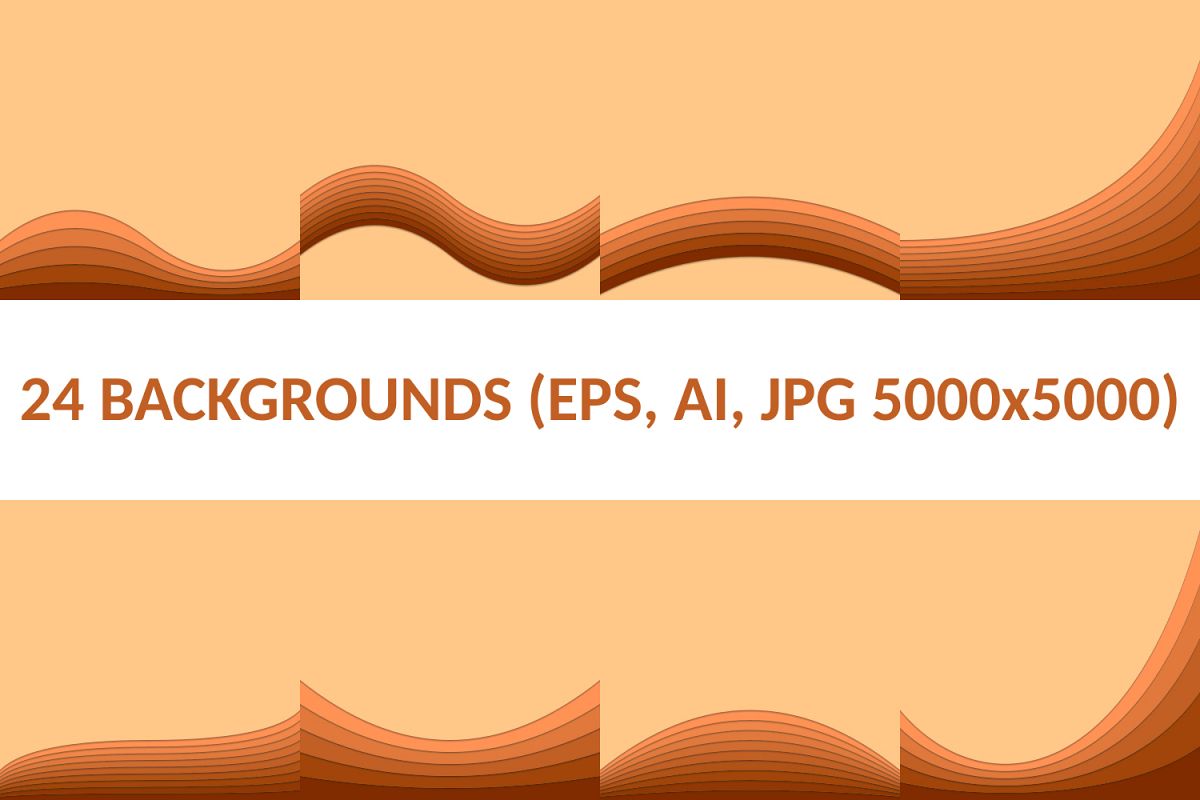 24 Abstract Backgrounds (AI, EPS, JPG 5000x5000) example image 1