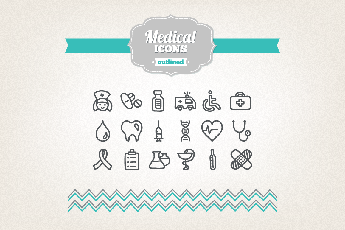 Hand Drawn Medical Icons example image 1