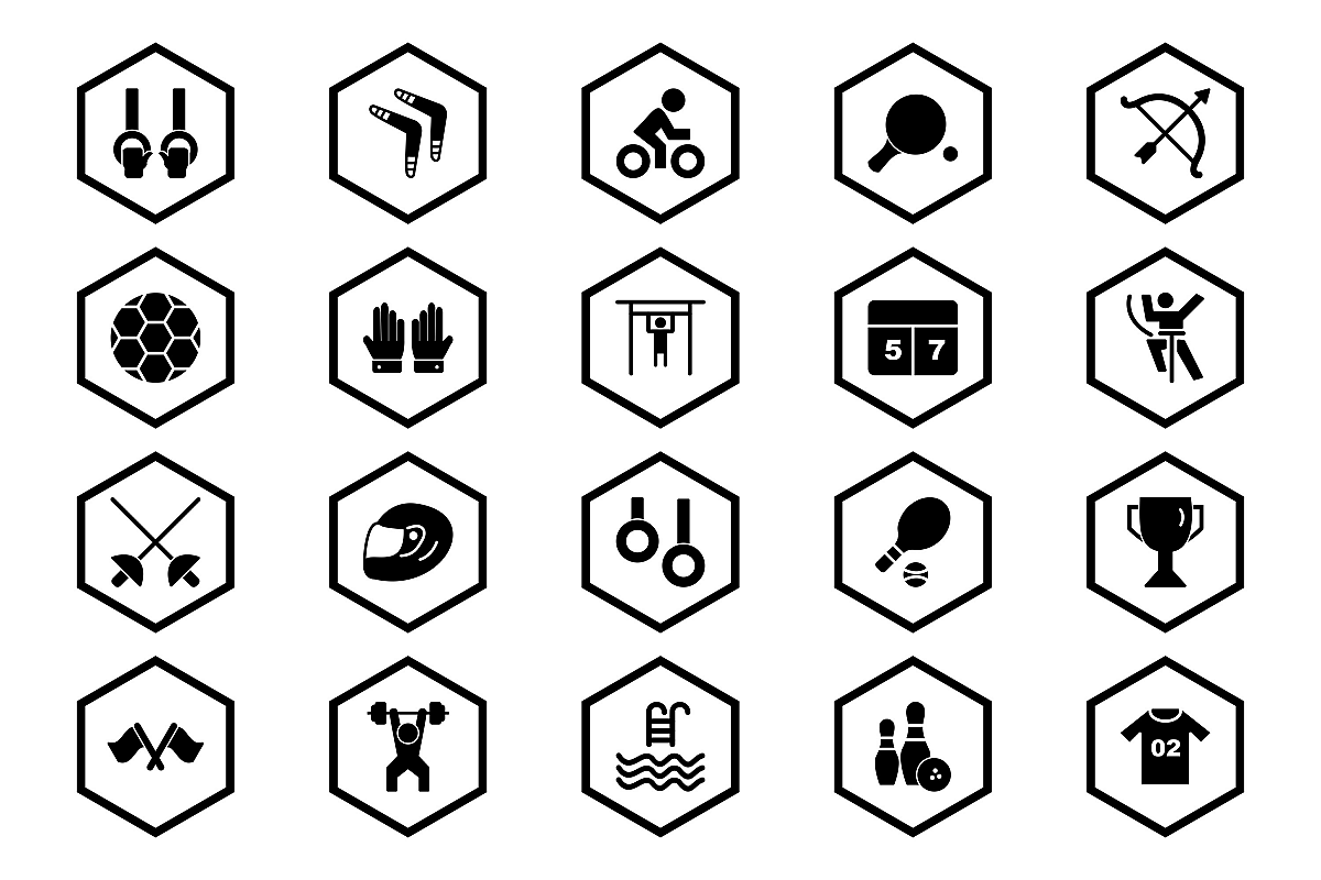 Set Of Sports And Game Icons example image 1