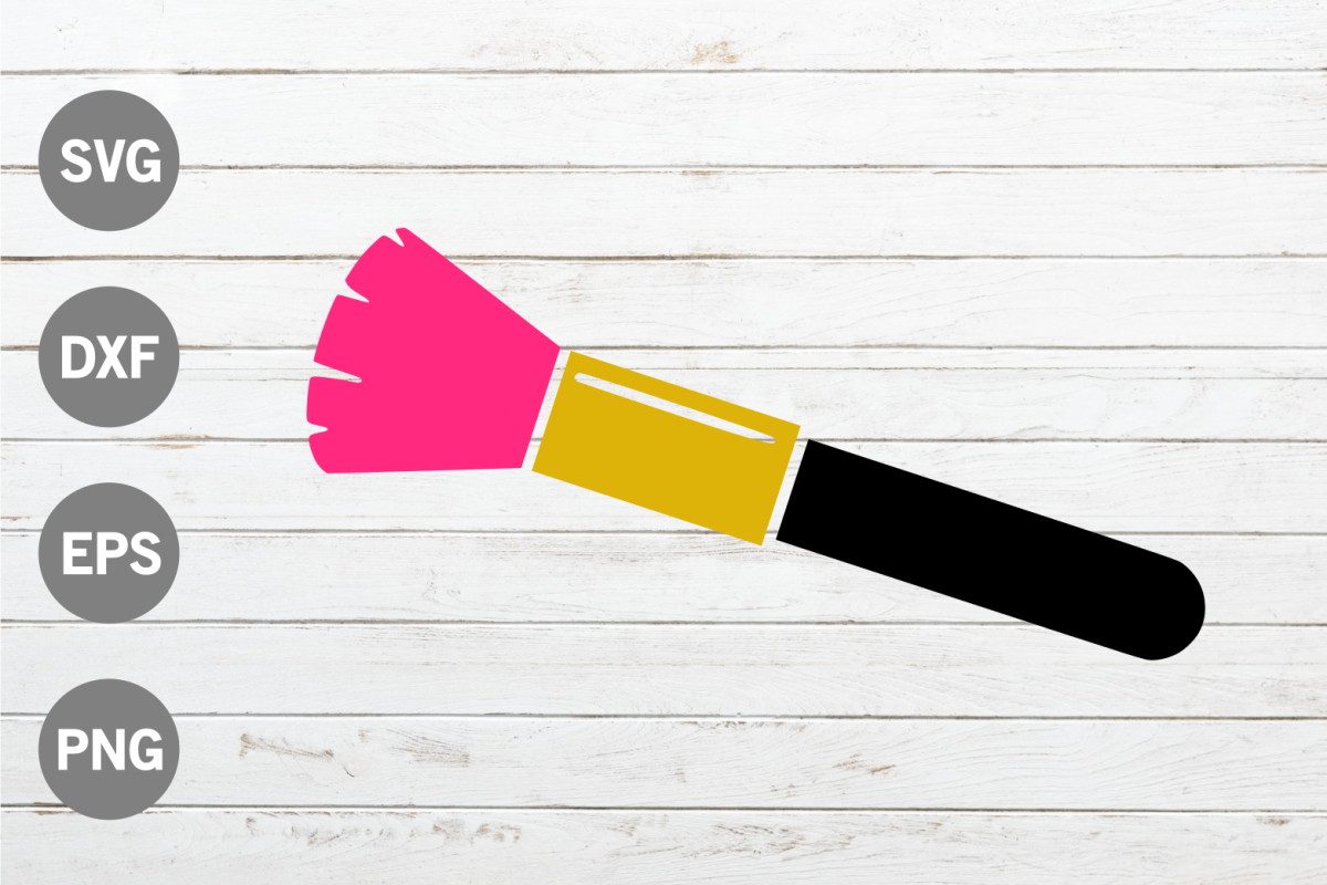 Makeup brush SVG example image 1