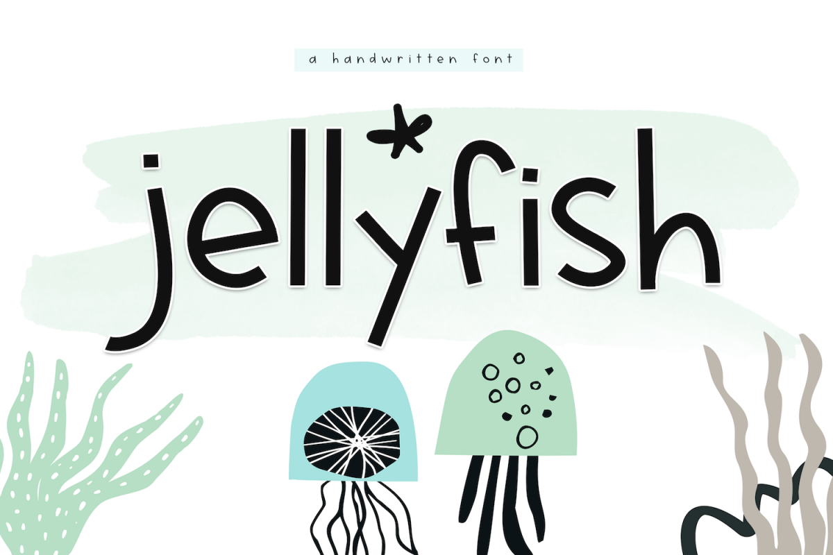 Jellyfish - A Fun Handwritten Font example image 1