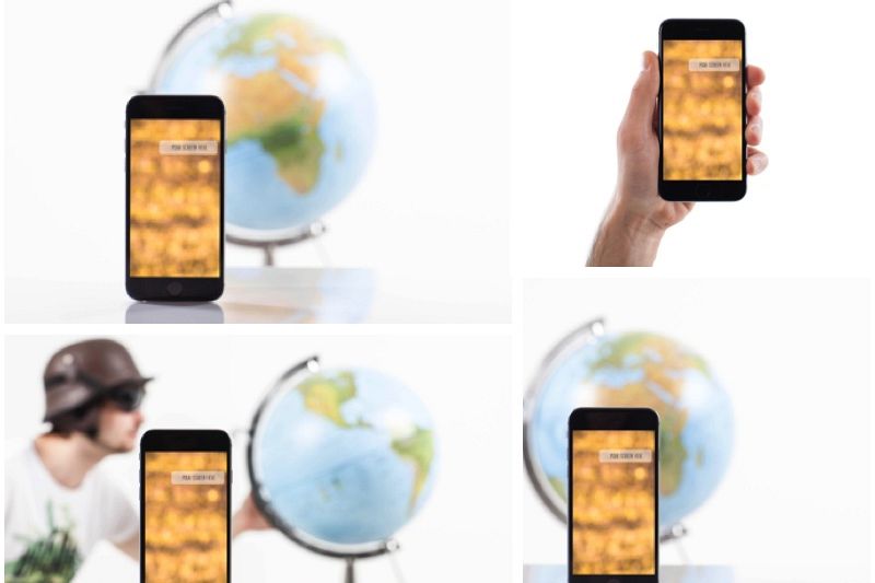Traveller pack from 4 iPhone mockups example image 1