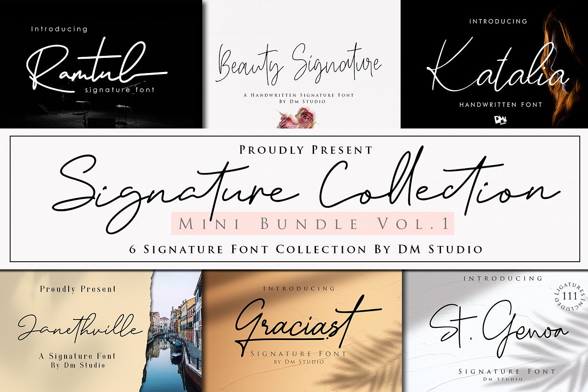 Signature Collection Mini Bundle Vol.1 example image 1