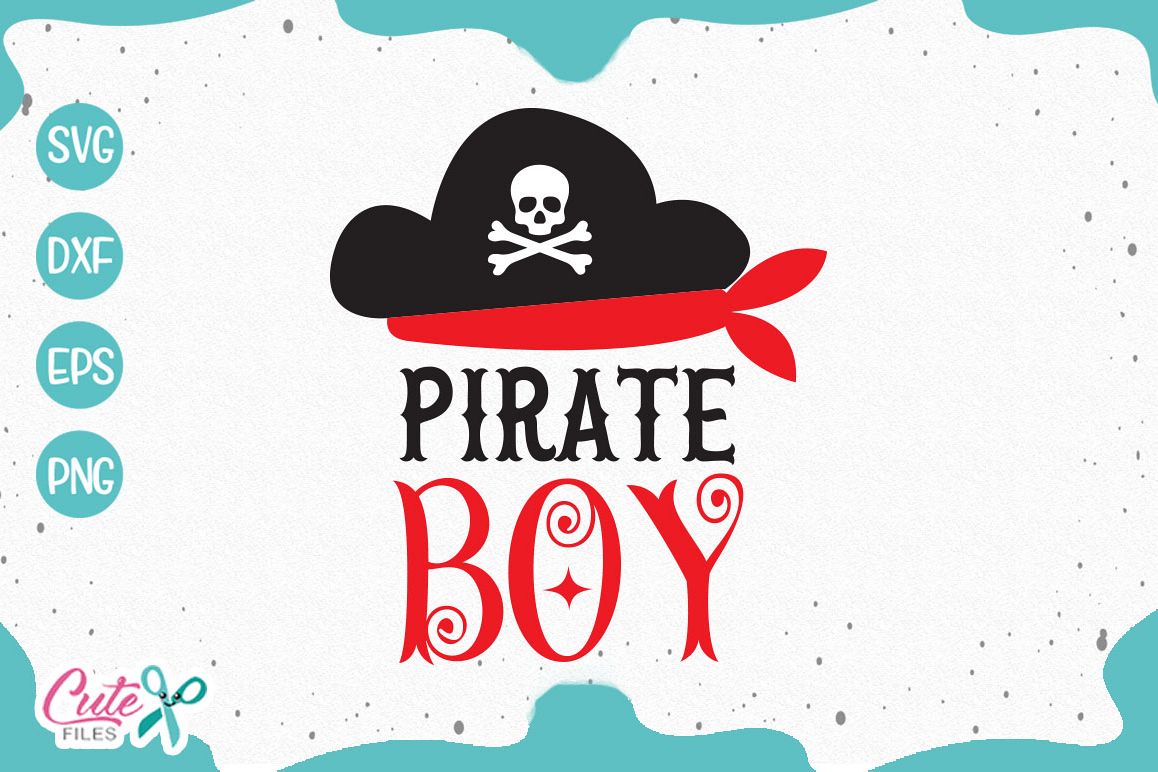 Pirate boy Svg cut Files example image 1