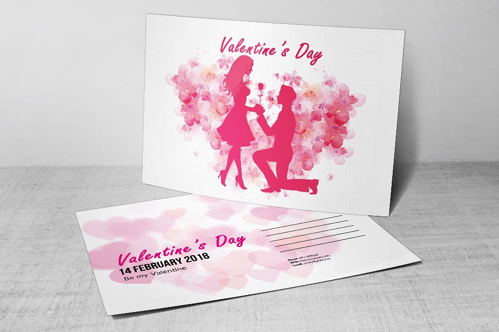 Valentine's Day Postcards example image 1