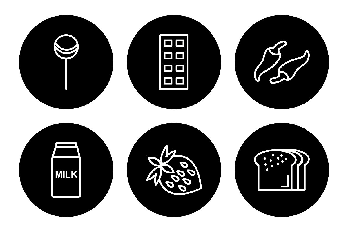 Set Of Food Icons example image 1