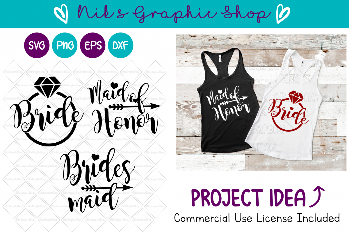 Bride Svg, Bridal Party Svg, Bride Squad Svg, Bride Shirt example image 1