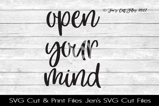 Open Your Mind SVG Cut File example image 1